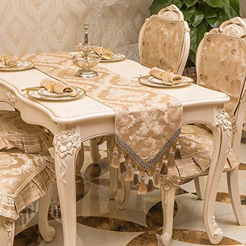 European Upscale Table Runner/Table Cloth/Tea Table Runner/Flags Of Stylish Luxury TV Cabinets-A 35x180cm(14x71inch)