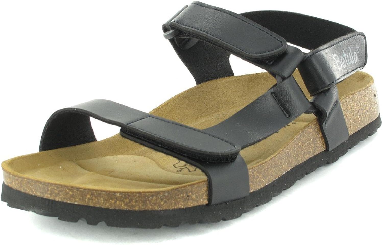 Amazon.com | Betula MenÂ´s Sasha Black Synthetic Sandals 46 EU (M13) N 125273 | Sandals