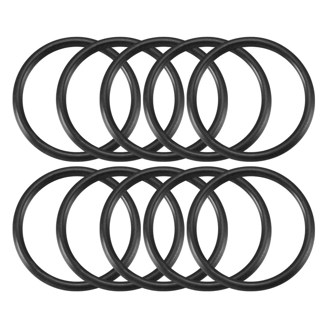 Sourcingmap Nitrile Rubber O-Rings 18mm OD 15mm ID 1.5mm Width, Metric Sealing Gasket, Pack of 10