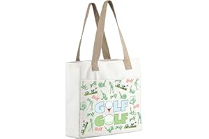 MBMSO Golf Bag Ladies Golf Tote for Women Go Play Golf Golfing Gifts for Golf Lover Golf Player Gift Bag Golf Tournament Gift