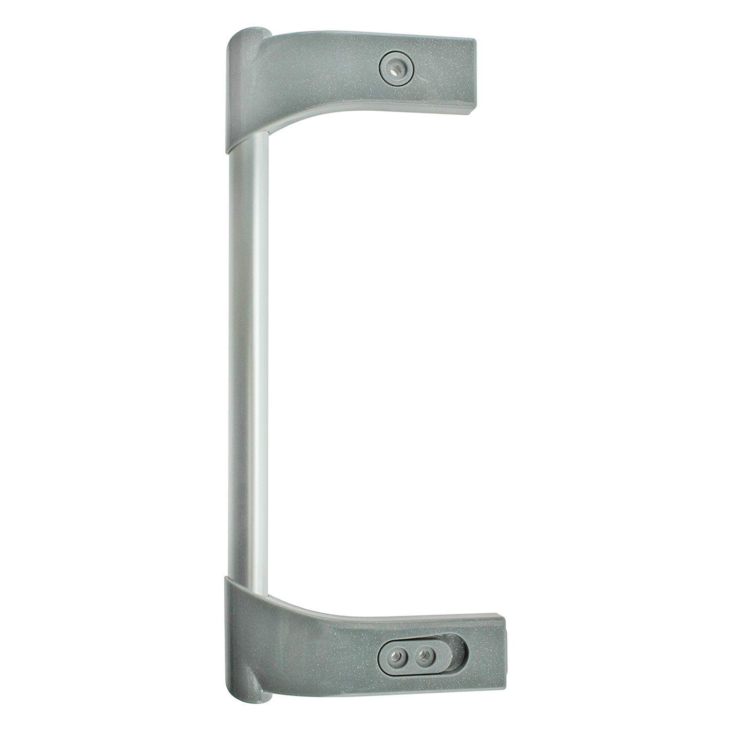 Spares2go Granite Door Handle for Hotpoint Fridge Freezer (Silver, Grey)