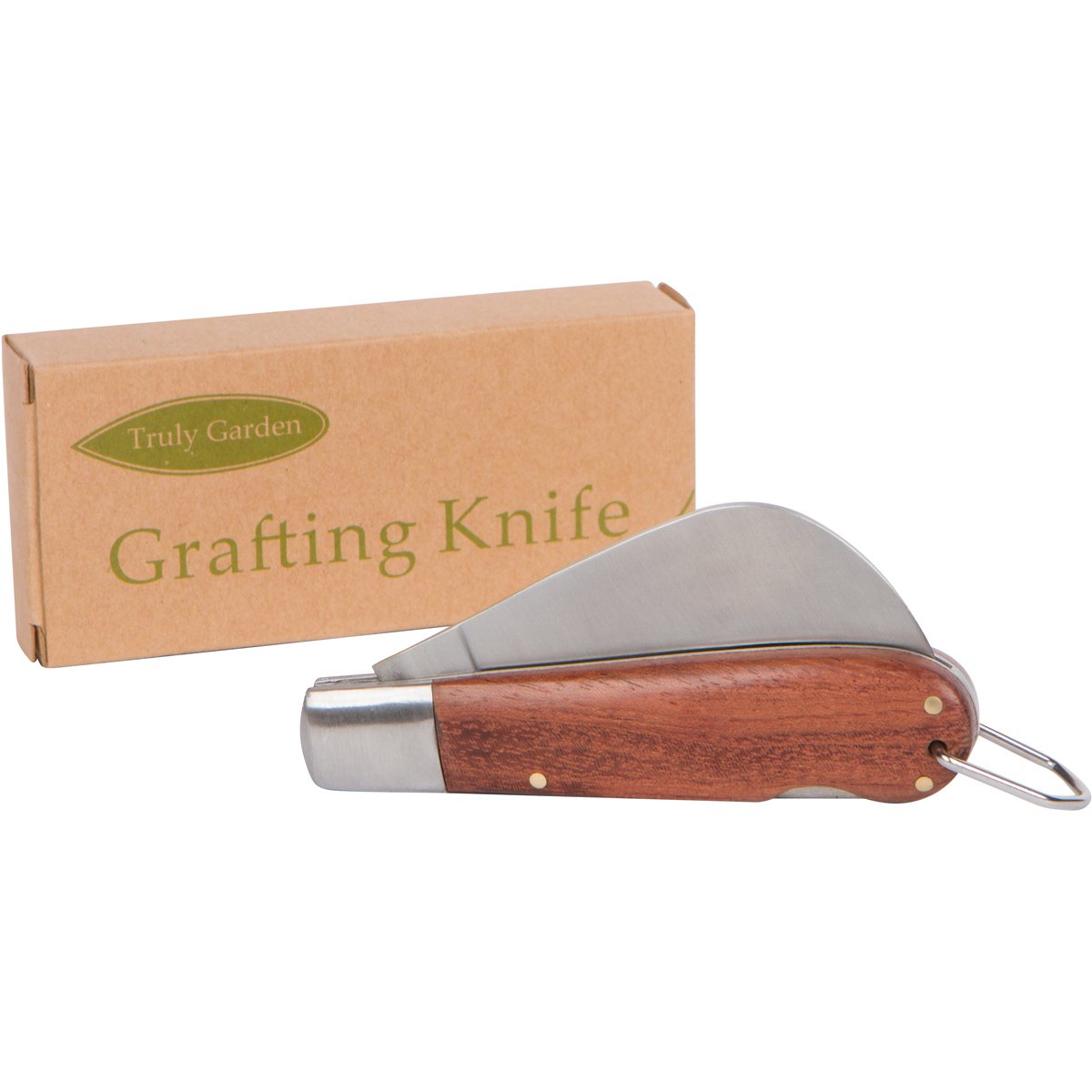 Truly Garden Folding Garden Knife. This Hawkbill knife has a curved