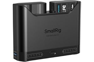 SMALLRIG EN-EL15c Camera Battery Set for Nikon, 22.5W Dual Slot Charger, 1940mAh Batteries, Full Compatible With Nikon ZR, Z6