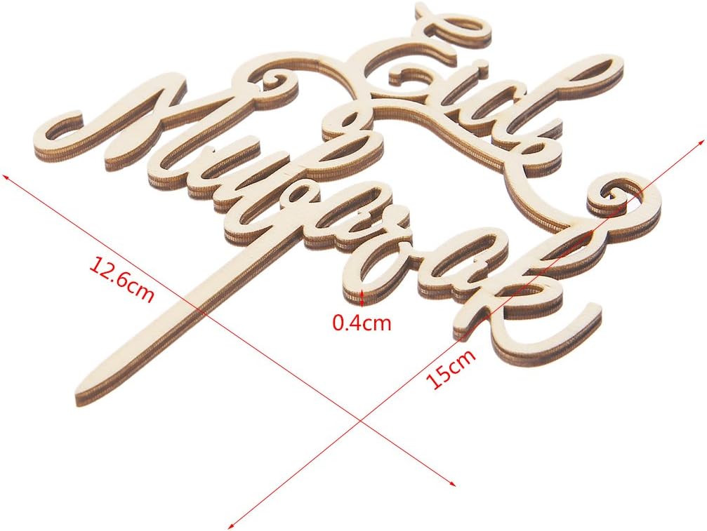 Napravi Rs Accessoires De Decoration Ustensiles A Patisserie Islam Musulman Hajj Decoration Artisanat Becu 1pc Bois Eid Mariage De Ramadan Mubarak Topper De Gateau