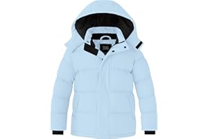 ZSHOW Girl's Winter Coats Waterproof Hooded Puffer Jacket Outerwear Winter Jacket