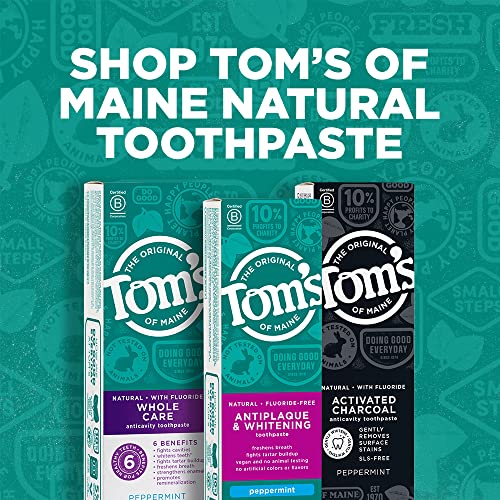 TOM’S OF MAINE FLUORIDE-FREE ANTIPLAQUE & WHITENING NATURAL TOOTHPASTE, 5.5 OUNCE (PACK OF 2) – PACKAGING MAY VARY