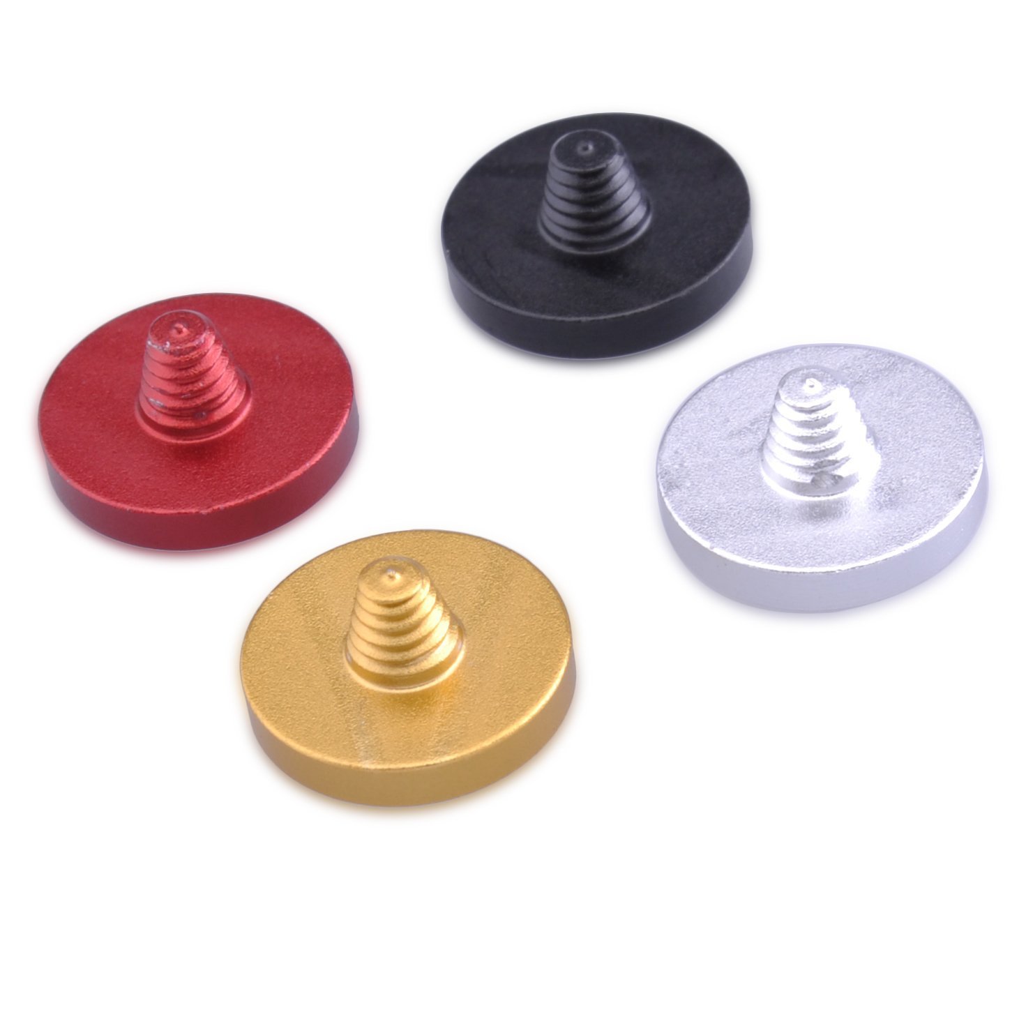 ceari 4 piezas 10 mm de diámetro Plain de metal botón de disparo ...