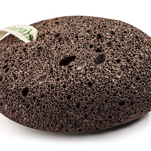 Pumice Stone for Feet, Hands, Heel, Toes - Foot Scrubber, Exfoliator, Sander for Dead, Dry & Cracked Skin - Corn & Callus Remover - Natural Exfoliating Earth Lava Pedicure Tool for Healthy Feet