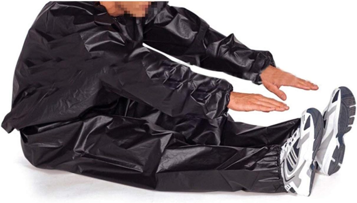 Sairis Waterproof Windproof PVC Sauna Suit AntiRip Training Fitness