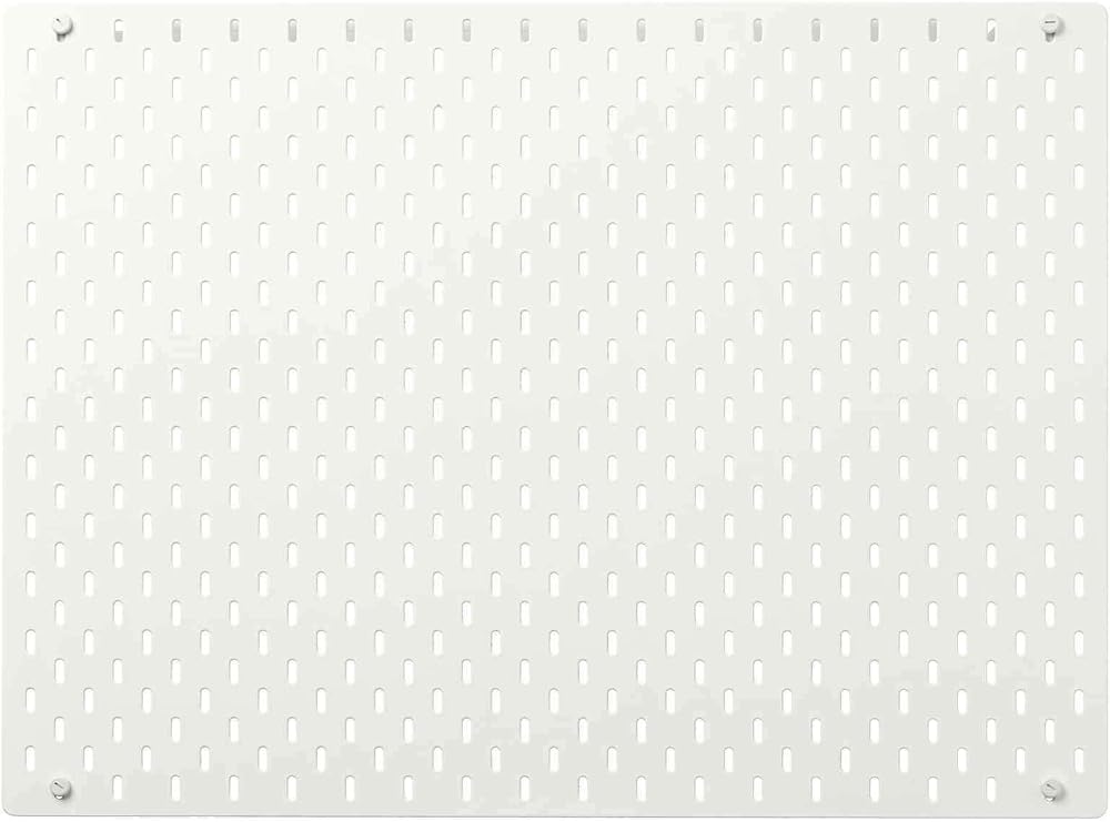 SKADIS Pegboard White W76xH56cm Wall Organizer Kitchen Office Display Board