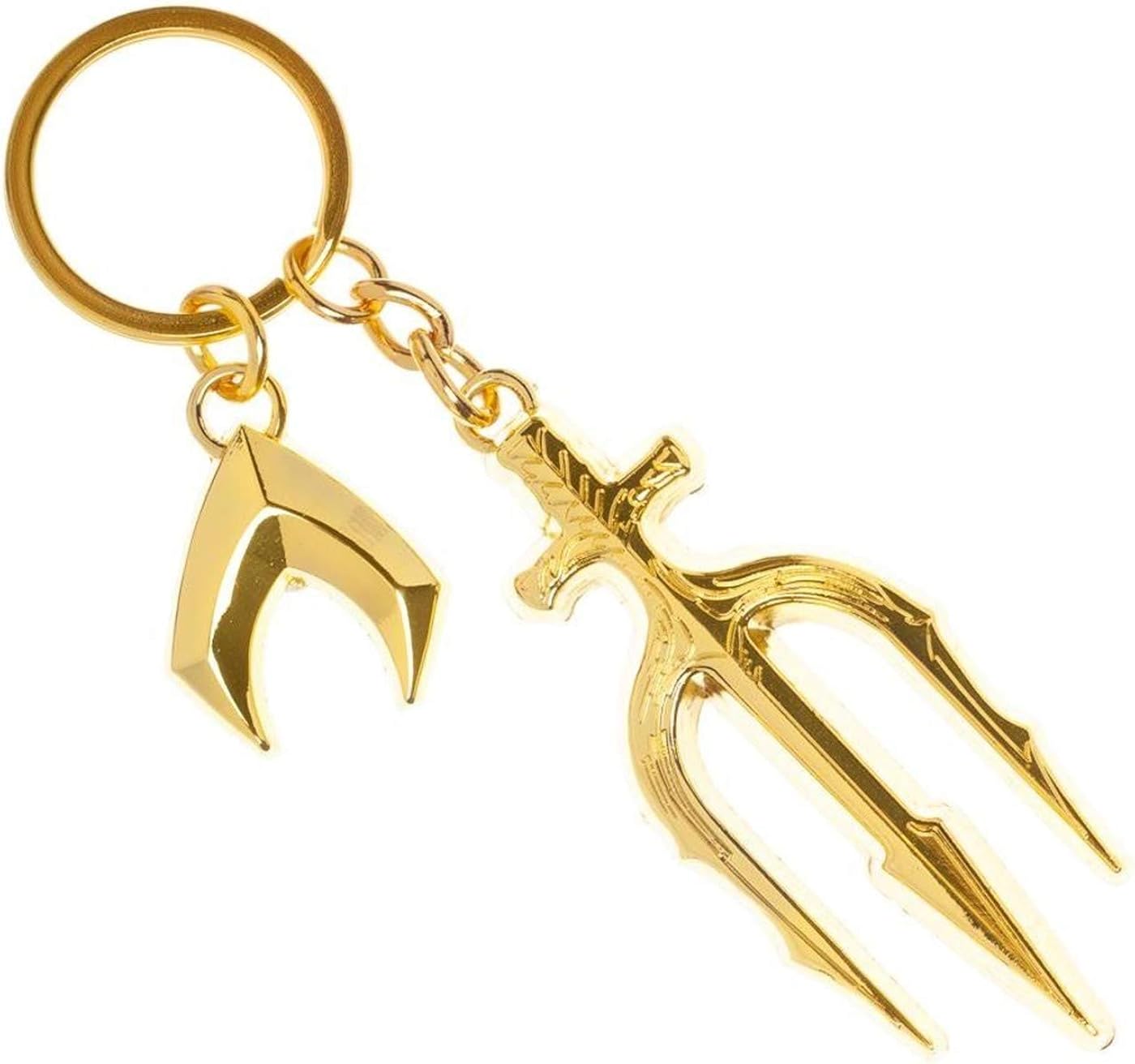 Tv Movie Video Game Action Figures Toys Games New Arrivals Aquaman Keychain Toys Aquaman Trident Weapons Nacklace Accessories
