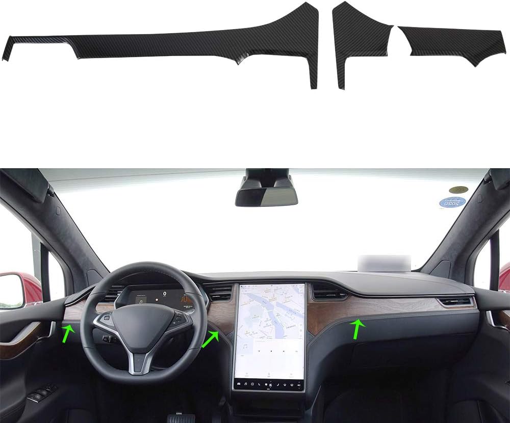 OBL Interior Center Middle Console Dashboard Stripes Trim