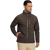 M MAELREG Men's Lightweight Softshell Jacket Fleece Lined Water Resistant Golf Windbreaker Winter Outdoor Hiking Warm Jacket