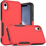 MAXCURY Defender iPhone XR Case, Heavy Duty Shockproof Full Body Protective Case Hard PC Bumper + Soft TPU Back Cover for iPh