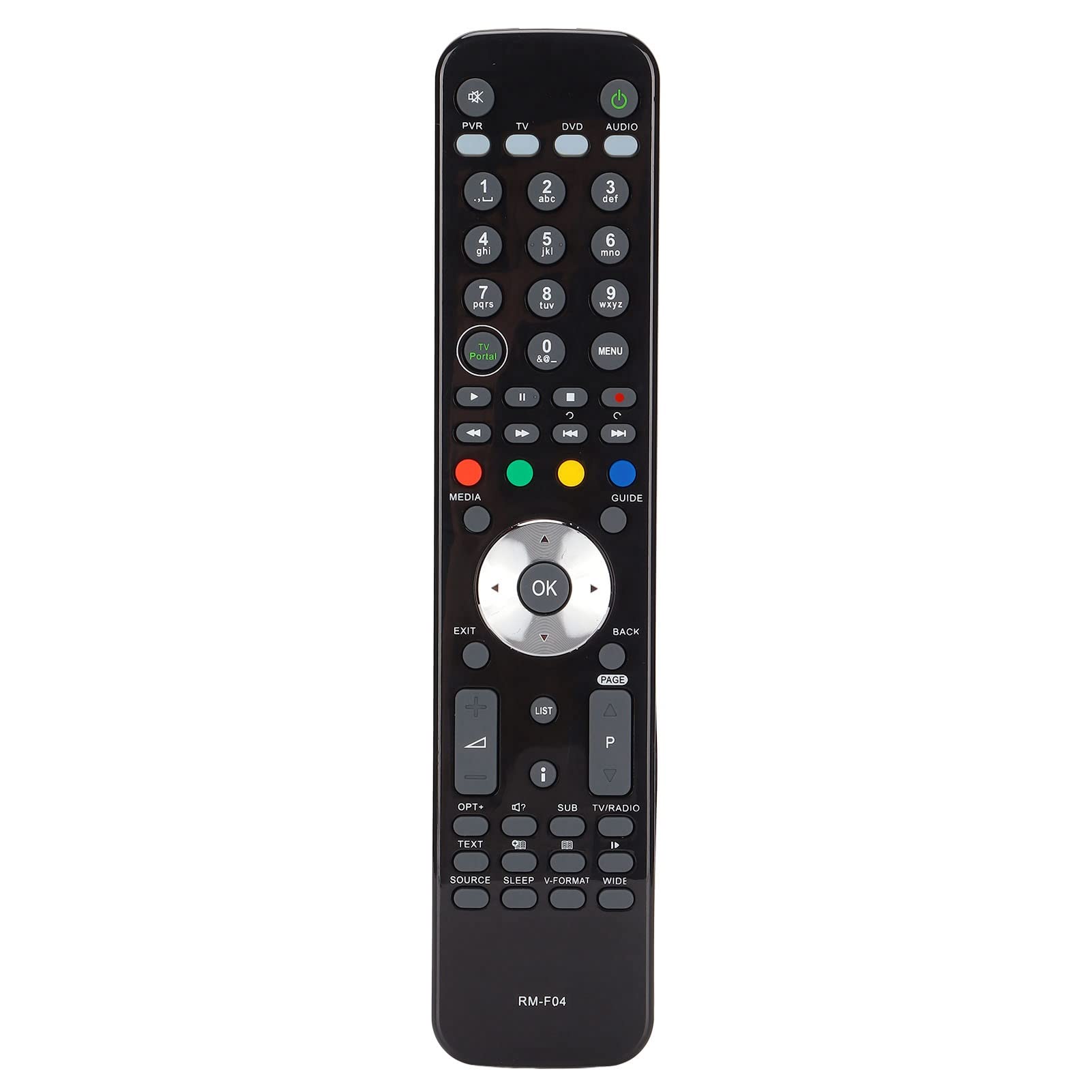 ciciglow Remote Controller, Universal Remote Control Replacement Silicone Buttons Good Signal Transmission for HUMAX RM‑F04 Foxsat HDR Freesat Box