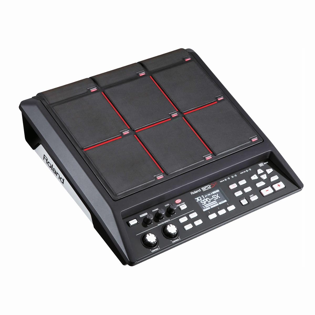 Roland Spd-Sx Percussion Sampling Pad, Unique Sampling-Pad Concept, 4 Gb Internal Memory/Black