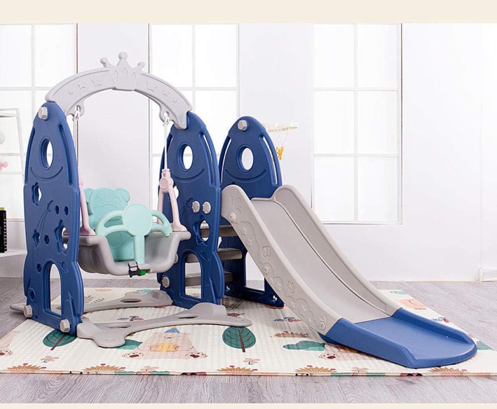 L.BAN Indoor Swing Slide Kids Garden Playground,Threeinone multi