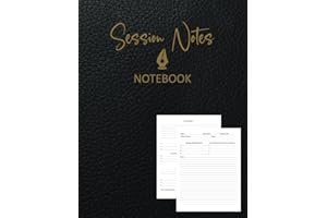 Session Notes Notebook: for Therapists, Counselors, Coaches, and Social Workers, Customized Log Book to Record Client Problems, Progress, Plans for Psychotherapists.