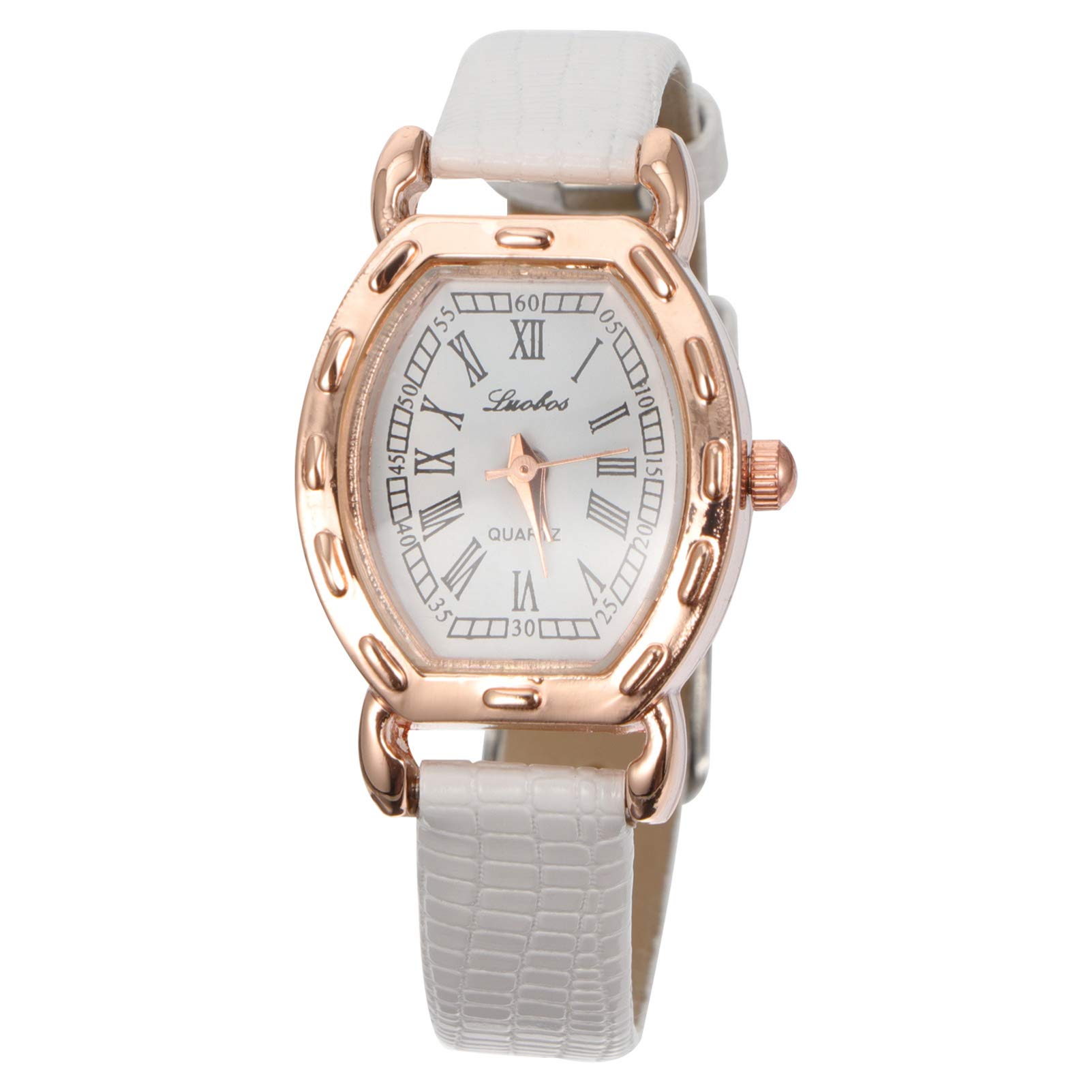 Hemobllo Lady Quartz Watch Vintage Woman Wrist Watch Valentine Day Girls Wrist Jewelry Wristwatches Wristband Bracelet for Women Female Valentine Watch