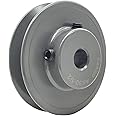Saelno AK30-1/2 v Belt Pulley 1/2 inch Bore 3" OD,V Belt Sheave Cast Iron for A 3L 4L V-Belts,AK3012 Pulley