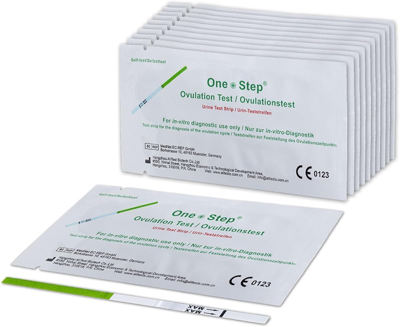 One Step Ovulation Test Strips 50 Count 20mIU/mL LH Surge Predictor