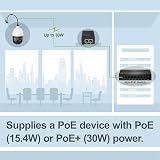 TRENDnet TPE-115GI Gigabit PoE+ Injector IEEE 802.3at 100m Network Power view 5