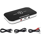 Bluetooth Transmitter Receiver 2-in-1 5.3 Wireless Bluetooth Adapter | Bose Wave Radio IV III II Awr1b1 Awr1b2 Receiver Supports TV, PC, MP3 Gym - Connects Speakers/Headphones