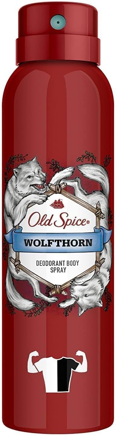 Old Spice Wolfthorn Body Spray Deodorant 150ml Men Fragrance Wild Side