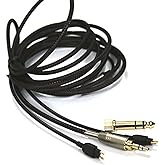 NewFantasia Replacement Audio Upgrade Cable Compatible with Sennheiser HD650, HD600, HD580, HD58X, HD660S, HD660S2, Massdrop HD6XX Headphones 2meters/6.6feet