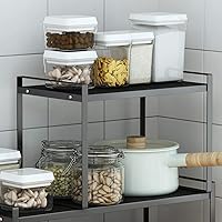 Countertop Organizer, Cupboard Stand Spice Rack, 13" Cabinet Pantry Shelf, Organization and Storage For Kitchen Bathroom…