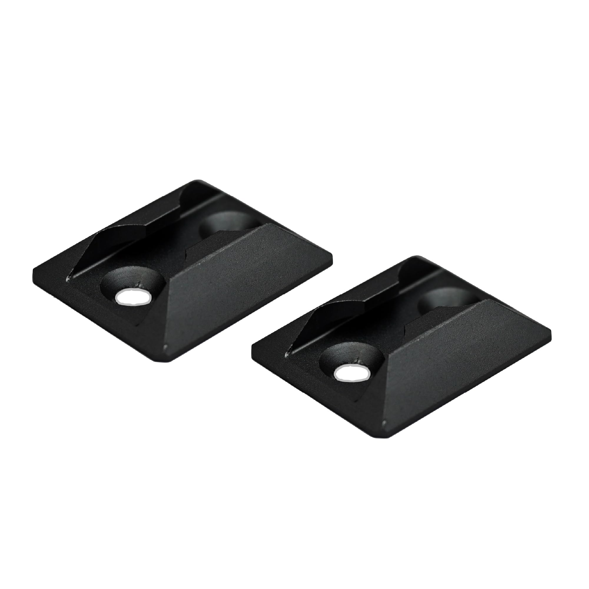 VanEssential Venture L-Track Single Stud Mount Black - 2 pack