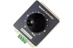 uniquegoods DC 10-60V Waterproof Shell DC Motor Speed Control PWM HHO Driver RC Controller Speed Regulator Stepless Variable Rotary Switches 12V 24V 36V 48V Pulse Width Modulator