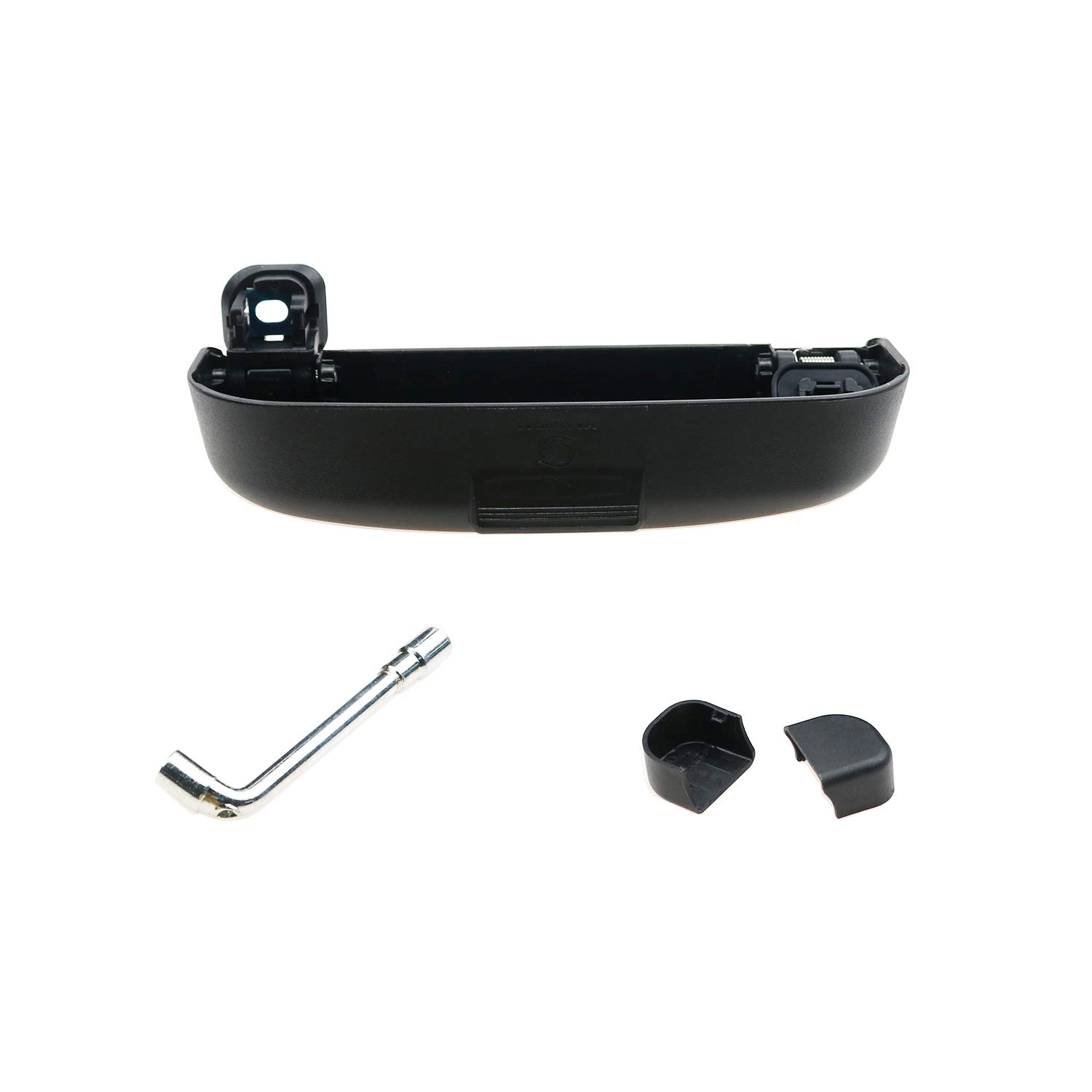 CDEFG Car Front Sunglasses Holder for Volvo XC90 V60 Polestar 2 Glasses Box ABS Sunglasses Case Auto Glasses Storage Box Organizer (Black)