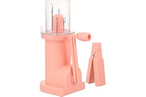 ifundom Mini Hand Crank Knitting Mill Machine DIY Wool Winder Tool with Plastic Spool for Craft Braiding