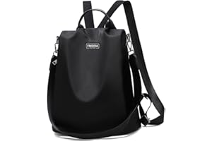 FMEIDA Large Travel Backpack for Women Waterproof Back Pack Black Shoulder Bag Fashion Backpack Purse Anti-Theft Daypack for College Work