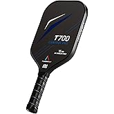 Pickleball Paddles,USAPA Approved Pickleball Paddle Set Pro | 3K Raw Carbon Fiber Textured Surface with High Grit & Spin,16mm Durable T700SC Carbon Fiber Pickle Ball Rackets for Men,Women & Families