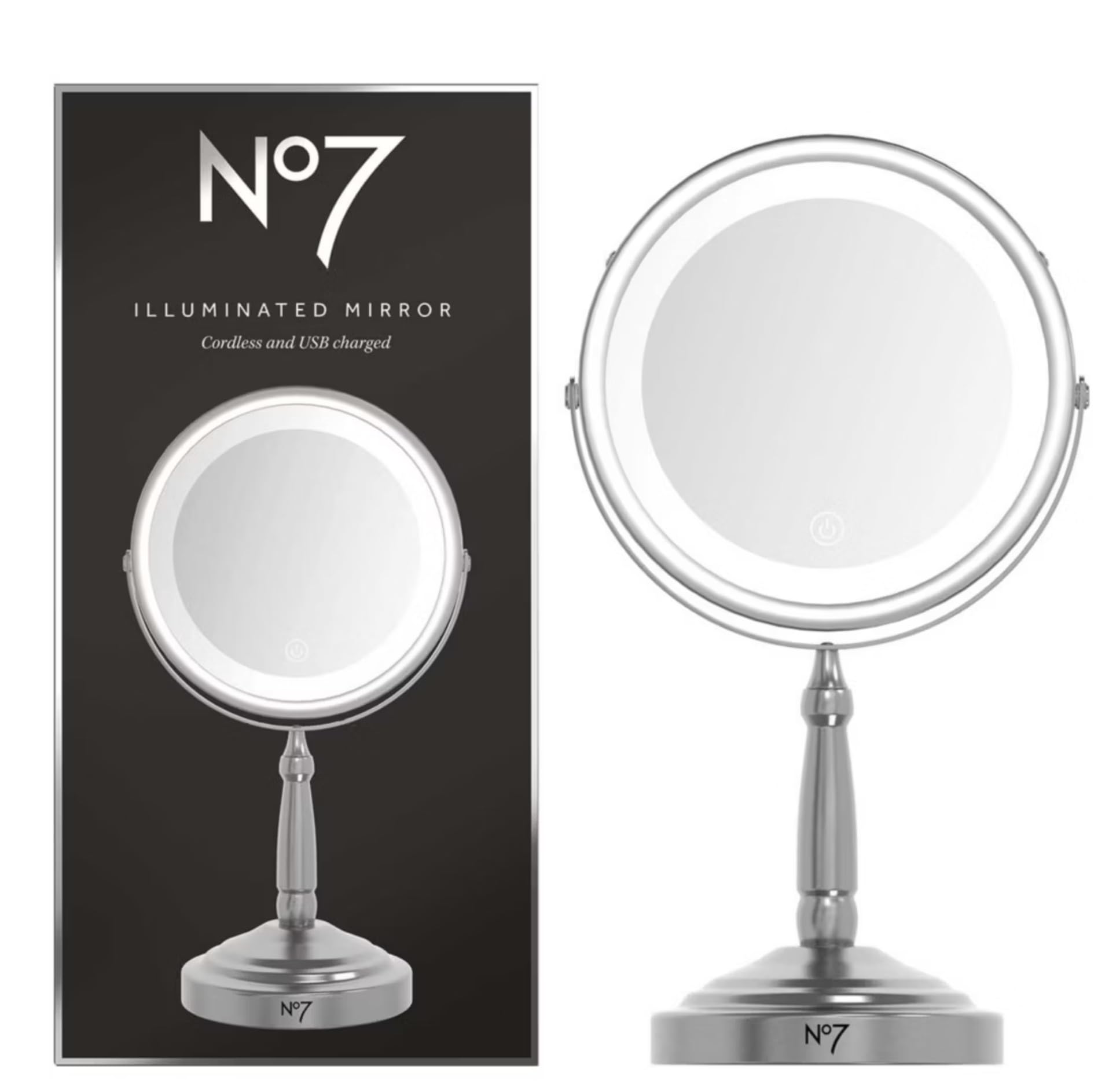 No 7 Illuminated Makeup Mirror Newly Improved