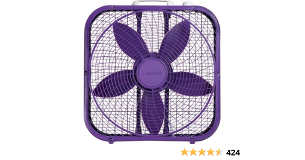 Lasko Purple Box Fan 2025