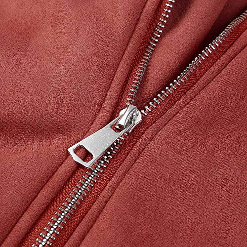 XOWRTE Women's Faux Fur Fleece Lapel Aviator Winter Warm Jacket Overcoat Outwear Coat