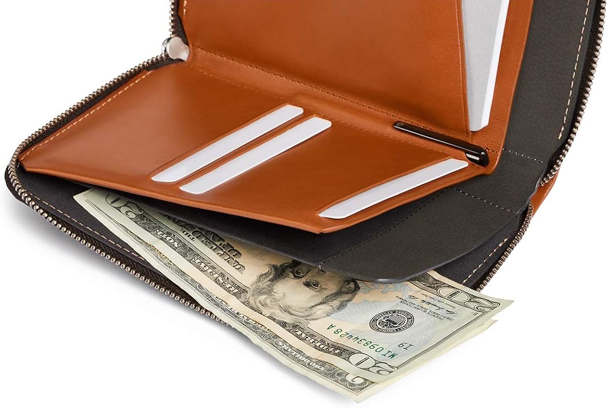 Bellroy Travel Folio (Passport & Travel Organizer, RFID Protected) - Caramel: Clothing