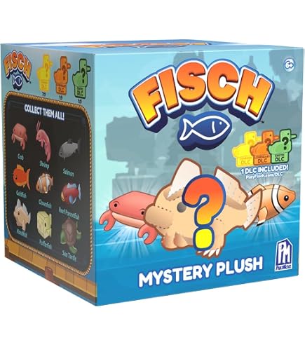 Fisch Mystery Deluxe Plush Assortment, Series 1, Includes DLC Code