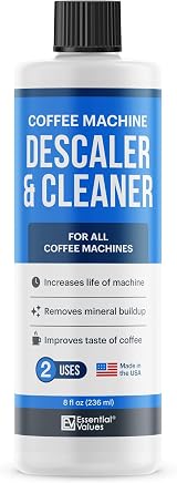 Essential Values Coffee Machine Descaler 236ml Compatible with Delonghi
