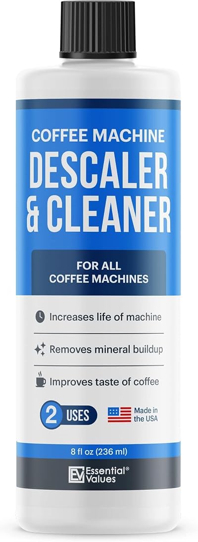 Essential Values Coffee Machine Descaler 236ml Compatible with Delonghi