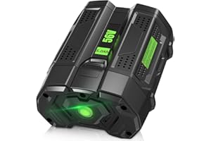 OHYES BAT 56 Volt 5000mAh High Capacity Replacement for EGO 56V Battery Compatible with EGO Lithium ion Battery Power Tools BA2800 BA4200 BA4200T BA1400 BA1400T BA2240 Lawn Mower,Leaf Blower,Chainsaw ( (Black)