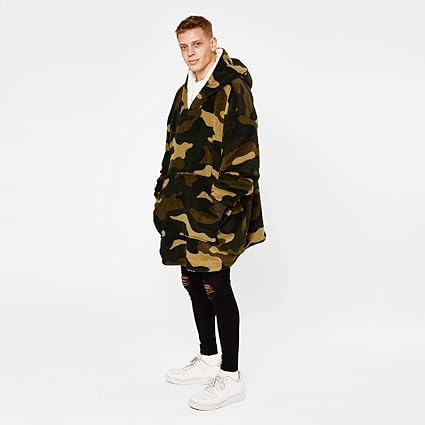 camo oversized sweatshirt