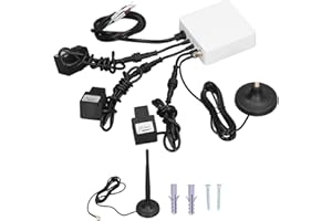 Topyond Smart Home Energy Monitor with ZigBee 3 Phase 4 Wire Energy Meter and Clamp Meter Current Transformer, 3 80a Circuit 