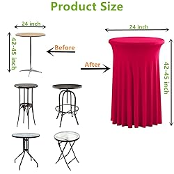 iEventStar 24 inches 24" Highboy Cocktail Round