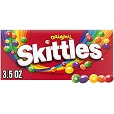 SKITTLES Original Chewy Candy Theater Box, 3.5 oz Box