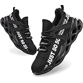 Furuian Steel Toe Shoes for Men Women Lightweight Slip On Safety Work Shoes Comfortable Steel Toe Sneakers