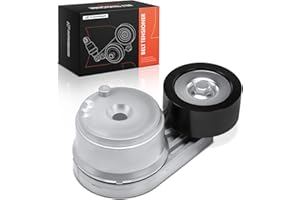 A-Premium Belt Tensioner Assembly with Pulley Compatible with Freightliner Argosy 1999-2011, Columbia 2000-2011, M2 112 2009-2010, Cascadia 2002-2009, Century Class 1999-2008, Replaces #070803451